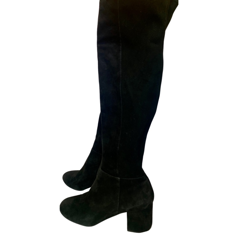 Cole Haan Elnora Over the Knee Black Suede Boots